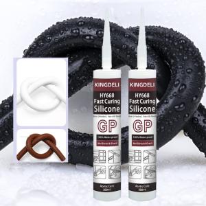 Wholesale Aquarium Glass Silicone Sealant , Clear Waterproof Silicone Glue With Grey Black Color from china suppliers