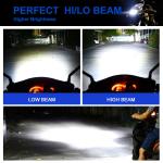 High Power 4 Side Emitting LED Bulb Voltage 8-80V AC/DC for Motorcycle Motorbike