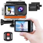 4K 30FPS High Quality Video Camcorder Wifi Mini Vlog Dual Screen Waterproof
