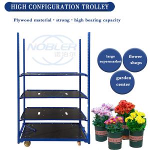Wholesale High End Spray Plastic Danish Trolley Standard Container Size 1350mm from china suppliers
