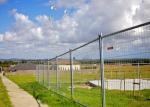 Hot Dipped Galvanized Steel Building Site Security Fence 6 X 12 Feet With Flat