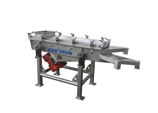 Large Capacity Carbon Steel Double Deck Linear Vibrating Screen Machine For