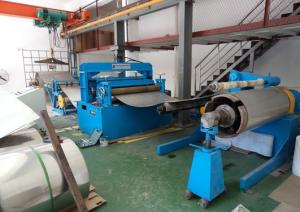 Wholesale PLC Touch Screen Control Metal Slitting Machine Hydraulic Cutting Power 4KW from china suppliers