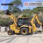 Construction Works 388 Backhoe Loader Equipped With Telescopic Boom