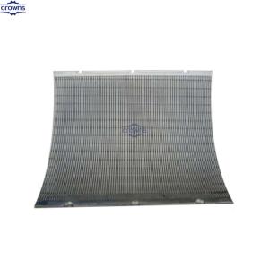 Wholesale China Factory High Pressure Stainless Steel 304 316L Wedge Wire Screen Sieve Bend Screen for Fish Pond from china suppliers