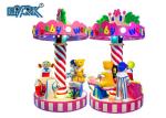 Indoor Fairground Merry Go Round Amusement Park Baby World Carousel 3 People