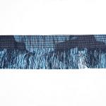 KJ20007 Dresses Hat 11cm Printed Tassel Fringe Trim