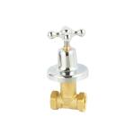 Normal Temperature Forged Brass stop water valve With Zinc Handle