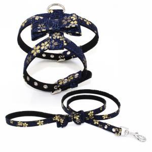 Wholesale Christmas Style Dog Collars And Leashes Easy Walk Dog Harness Reversible For Small Dog from china suppliers