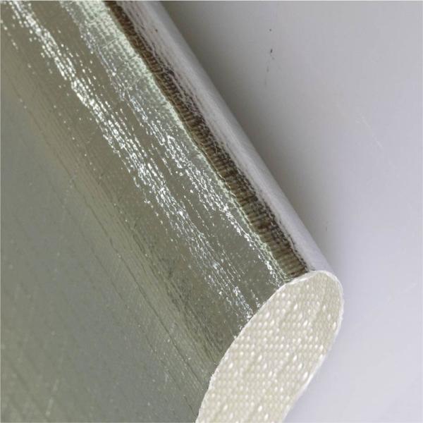 ALFW600 High Temperature Fiberglass Cloth With Aluminium Foil For Pipe
