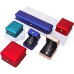 Customizable Glossy Plastic LED Lighted Up Jewelry Box With Golden Crown