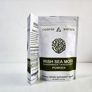 Wholesale Mylar Biodegradable Stand Up Pouches 350g Tea Food Packaging With ziplockk from china suppliers