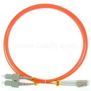Wholesale LC UPC To SC UPC Duplex Multi Mode 50/125um OM2 2.0mm LSZH Fiber Optic Patchcord Jumpers from china suppliers