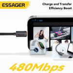 ESSAGER ES-X66 Spring Style 29W USB-C to Lighting Charging Cable Cord