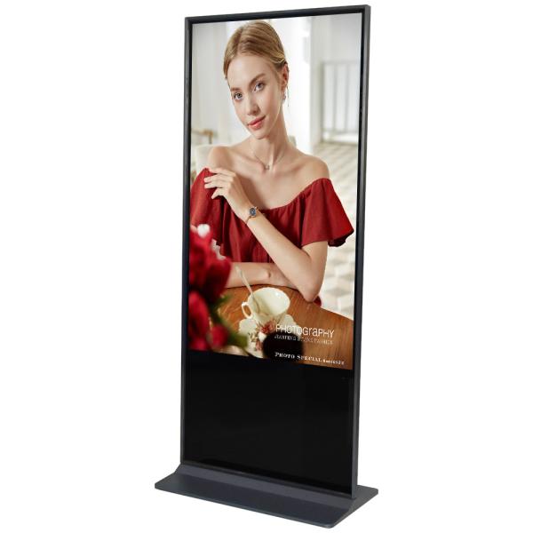Floor Stand 43 Inch Lcd Touch Screen Totem Digital Signage Kiosk Advertising
