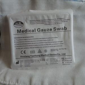 Wholesale 7.5 X 7.5cm Different Colour Green Medical Gauze Swab For Anaesthetics from china suppliers