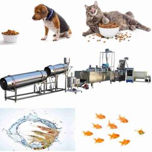 Wholesale 1000kg/H Floating Fish Feed Production Line SGS Fish Feed Pellet Extruder from china suppliers