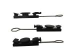 XS-TCPC02 Black Fiber Tension Clamp for Stainless Steel Wire Anchor Joint in