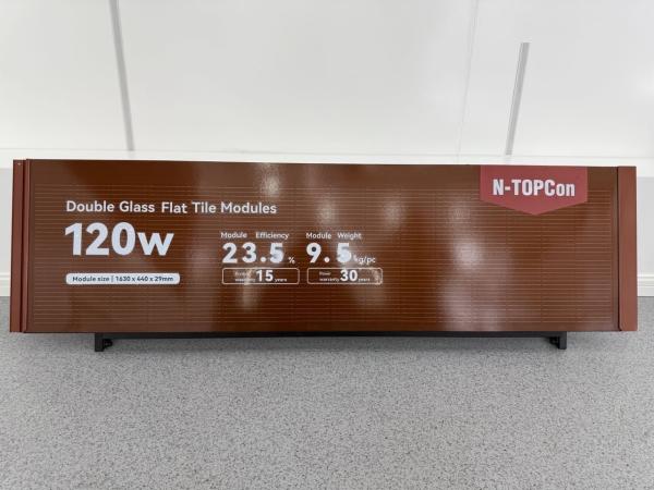 Solar Flat Photovoltaic Roofing Shingles Glass Panel BIPV Integrated Solar PV
