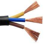 RVV 3 Core PVC Cable Wire Ul Thhn Thwn Sheathing Electrical Cables