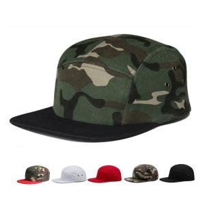 Wholesale Outdoor Camo Blank 5 Panel Camp Cap Camouflage Gorras Wholesale Camper Hat for Men Women from china suppliers