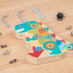 Kids Learning Fun Montessori Early Education Wooden Nut Disassembly and Assembly