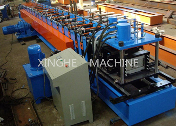 7.5 KW Galvanized Steel Purlin Roll Forming Machine With 6 Ton High Capacity