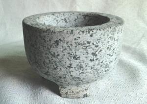 Wholesale Custom Shape Granite Stone Bowl Outside Honed Finish Non Toxic With 3 Legs from china suppliers