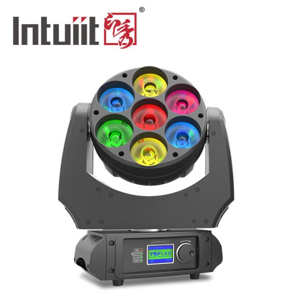 Quality Individual Control DMX Party Stage Light Rgbw 4 In 1 7x10w Wash Led Moving Head for sale