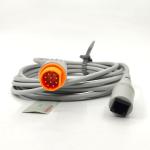 Medical Monitor Accessory Practical Grey Color IBP Cable Compatible Siemens To