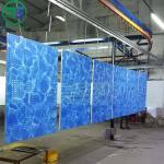 External Commercial Aluminum Art Deco Metal Panels Screen Blue Sky Metal Wall