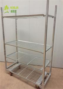 Wholesale Metal Danish Flower Trolley Pull Net Danish Trolley For Transport from china suppliers