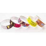 Factory Waterproof Sweat Resistant Tyvek Dupont Wristbands For Events Barcode