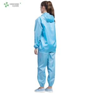 Wholesale Anti Static Autocalvable Clean Room Garments Hooded Jacket And Pants For Pharmaceutical Workshop from china suppliers