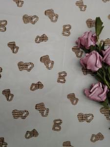 Wholesale Heart Tulle Lace Printed Flocked Mesh Fabric For Children's Clothing from china suppliers