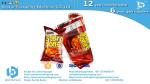 PET/PE laminated plastic foil for snack packaging with Bestar weighing packaging