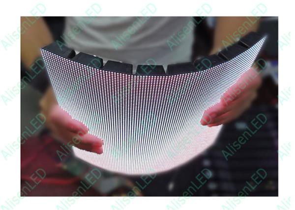 Outdoor Flexible LED Screen IP68 P2.54, 2.97mm,3.1mm,3.8mm,3.9mm,5mm Curved