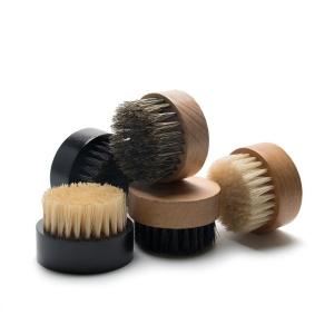 Wholesale Customized Boar Bristle Beard Brush Round Men Moustache Brush Durable from china suppliers