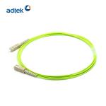 SC-SC Fiber Optic Patch Cord 2.0mm Lemon Green 3M OM5 PVC / LSZH