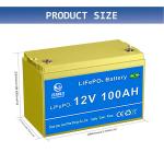 OEM ODM LiFePO4 lithium battery Lead Acid Replacement LiFePO4 Lithium Battery 12