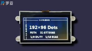 China 192*64dots Graphic Low Power Consumption Stn-Gray White LED Backlight Module LCD Display on sale