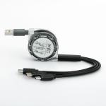 3A Fast Charging Type-C USB Cable For iPhone Charger Data Cables 3 in 1