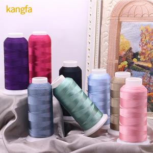 Wholesale Low Shrinkage 120D/2 Yarn Count 100% Polyester Thread for Embroidery Machine 4000 Yard from china suppliers