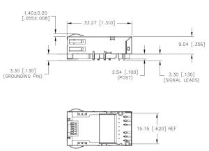 Wholesale JT3-1128HL Tab Down 10GBASE-T Single Port RJ45 Magjack Connector NO led from china suppliers