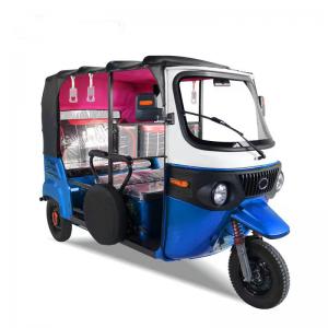 China Modern Electric Cargo Tricycle Taxi Bajaj Style Tuk Tuk Electric Vehicle 4 Seats on sale