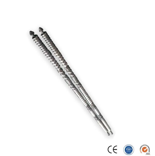 Alloy Steel Extrusion Screw Barrel , High Strength Plastic Granulator Screw