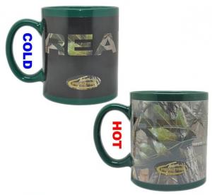 China Customized LOGO Color Changing Coffee Mug , ceramic stoneware mug on sale