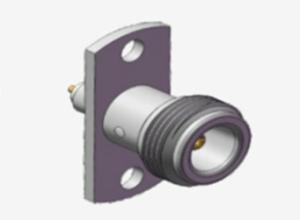 Wholesale N Type Female 2-hole Flange RF Coaxial Connector with Microstrip from china suppliers