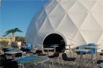 Custom Space Event Dome Tent Geodesic Transparent White Cover 100km/H Windloads