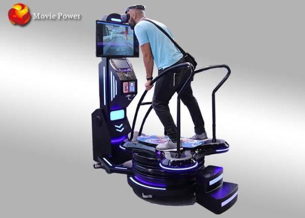 Black & Blue Standing Up 9D VR Surfing Motion Simulator Interactive Entertainmen